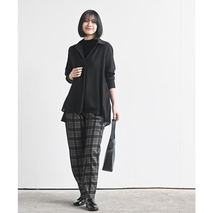 チェック柄イージーパンツ | rps | 詳細画像12 