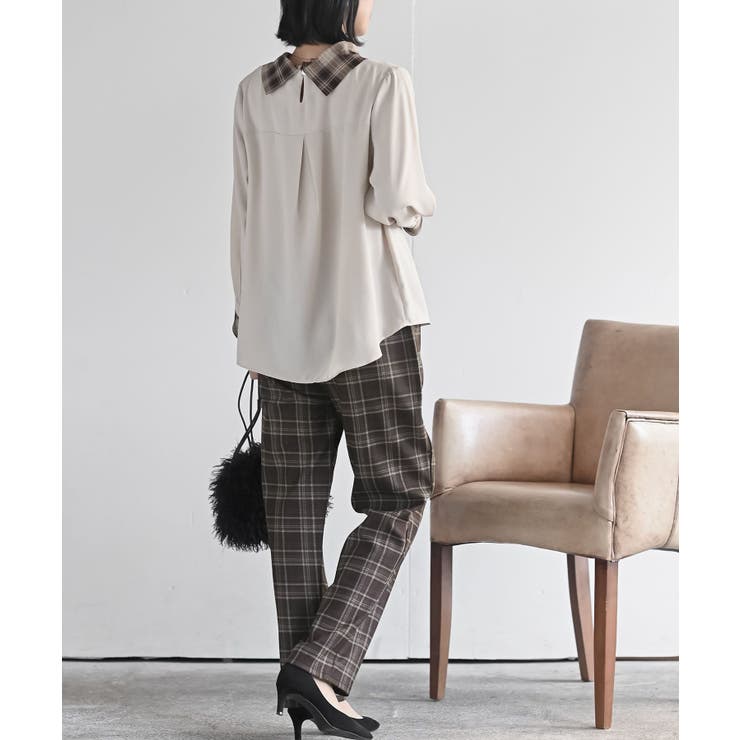 チェック柄イージーパンツ | rps | 詳細画像23 