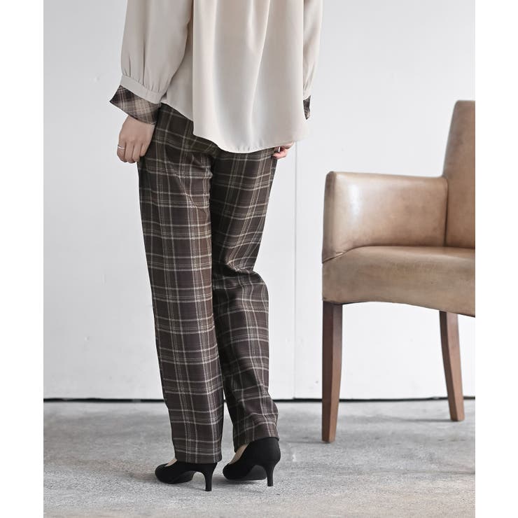 チェック柄イージーパンツ | rps | 詳細画像27 