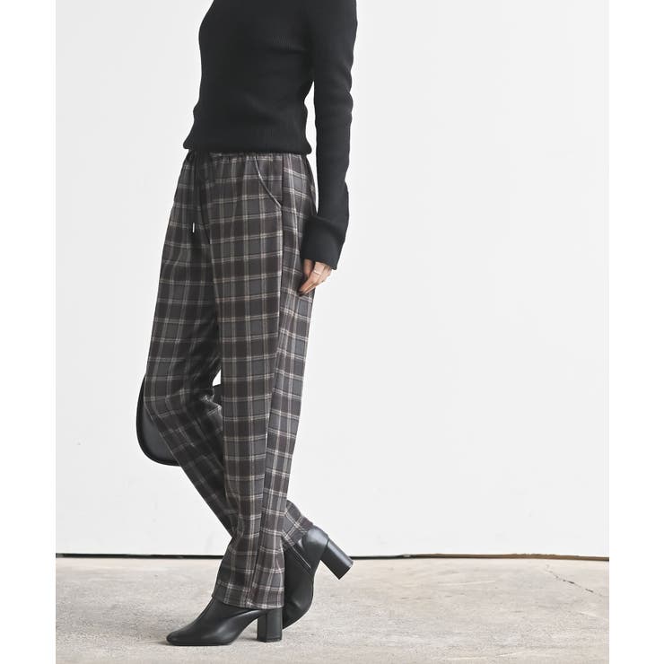 チェック柄イージーパンツ | rps | 詳細画像3 