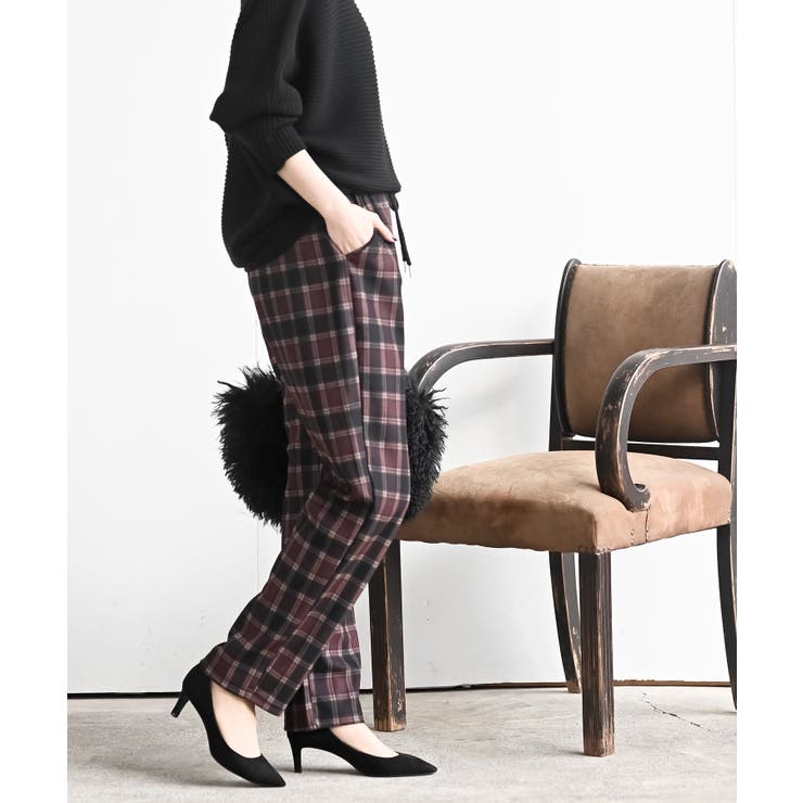 チェック柄イージーパンツ | rps | 詳細画像31 