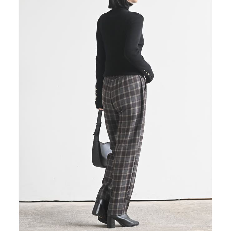 チェック柄イージーパンツ | rps | 詳細画像4 