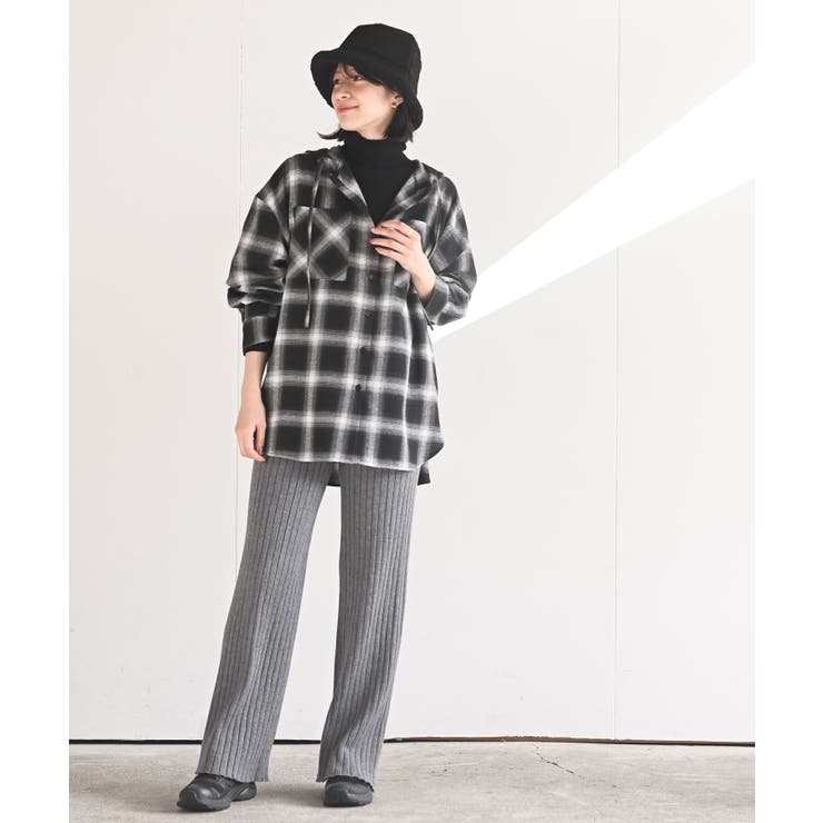 リブニットイージーパンツ | rps | 詳細画像12 