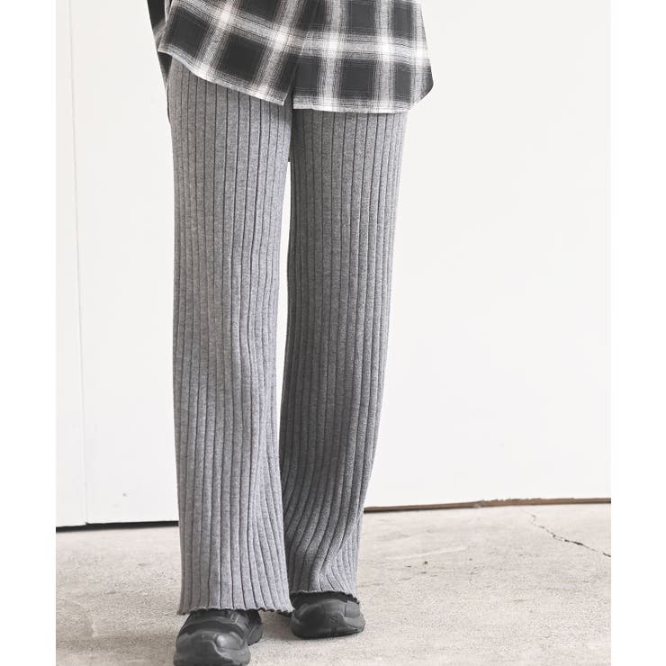 リブニットイージーパンツ | rps | 詳細画像16 