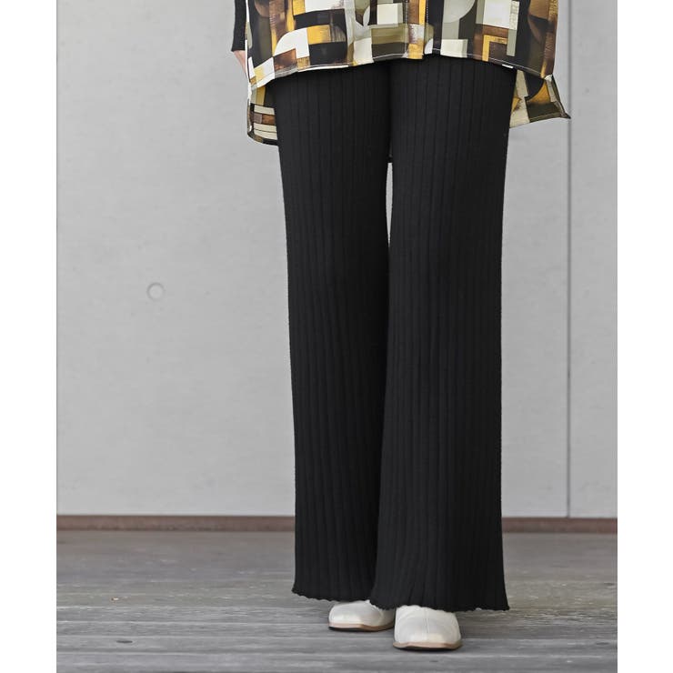 リブニットイージーパンツ | rps | 詳細画像6 