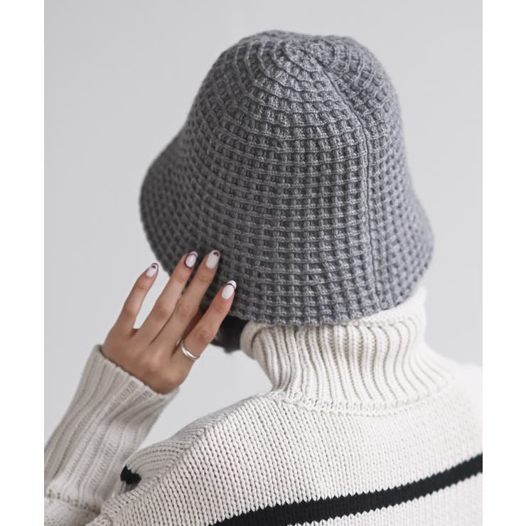 ワッフル編みハット | rps | 詳細画像17 