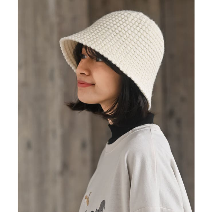 ワッフル編みハット | rps | 詳細画像5 