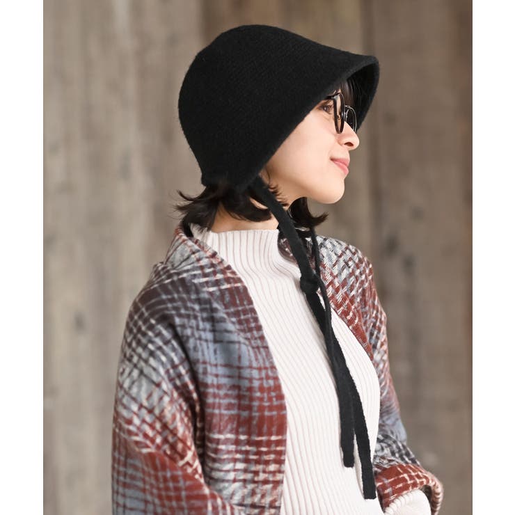 ＢＡＣＫリボン柄編みバケットハット | rps | 詳細画像14 