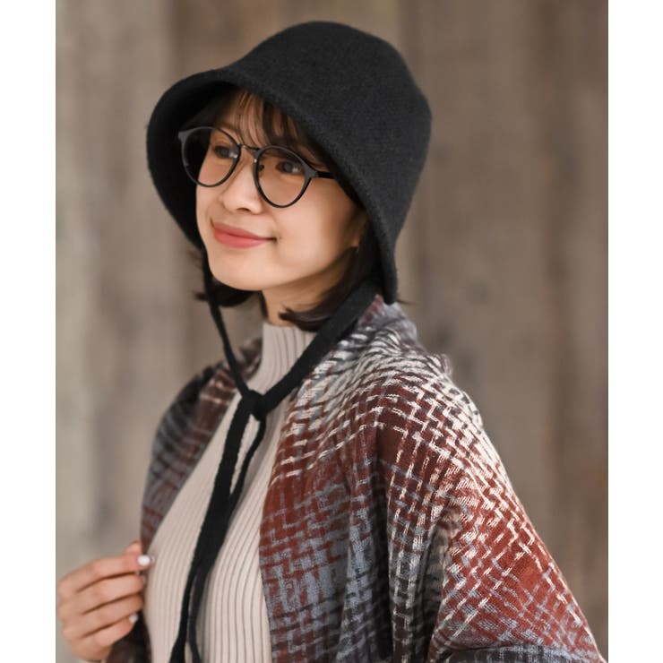 ＢＡＣＫリボン柄編みバケットハット | rps | 詳細画像15 