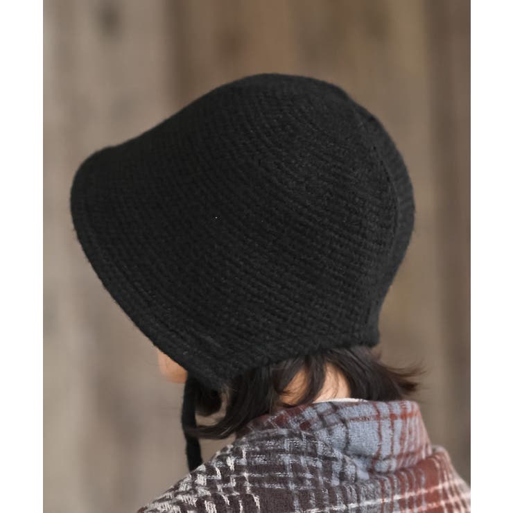 ＢＡＣＫリボン柄編みバケットハット | rps | 詳細画像16 