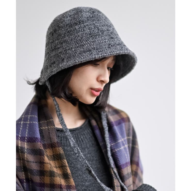 ＢＡＣＫリボン柄編みバケットハット | rps | 詳細画像22 