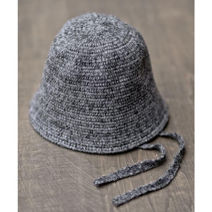ＢＡＣＫリボン柄編みバケットハット | rps | 詳細画像24 