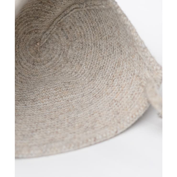 ＢＡＣＫリボン柄編みバケットハット | rps | 詳細画像26 