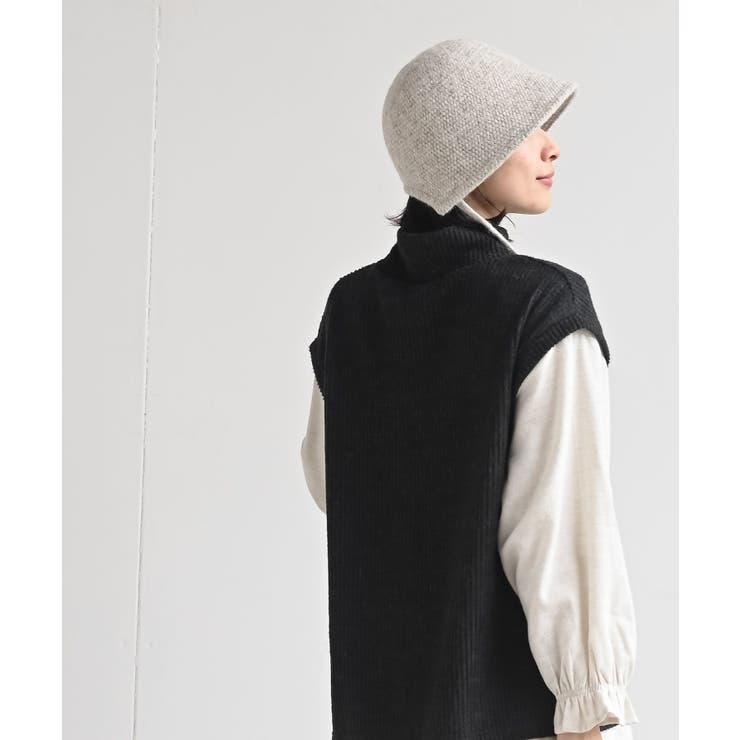 ＢＡＣＫリボン柄編みバケットハット | rps | 詳細画像4 