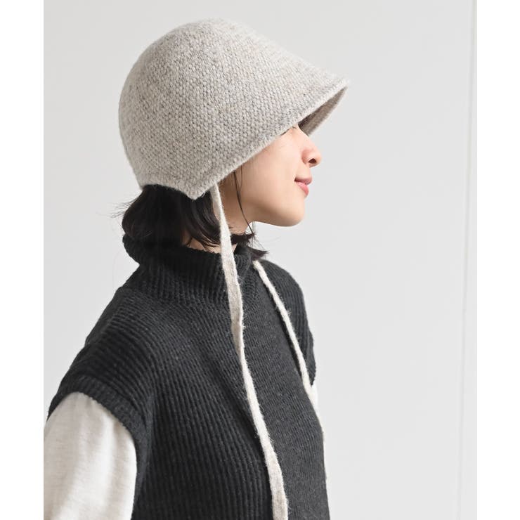 ＢＡＣＫリボン柄編みバケットハット | rps | 詳細画像7 