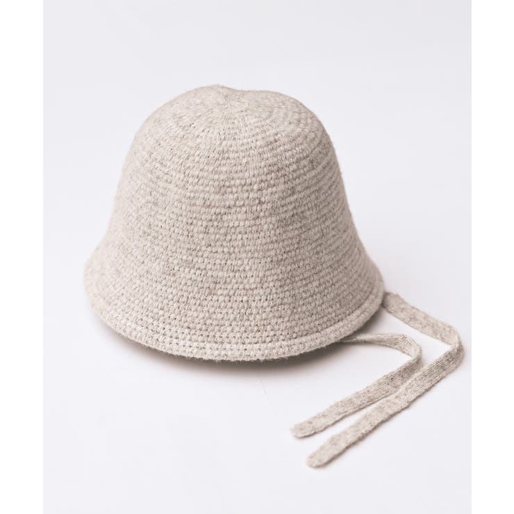 ＢＡＣＫリボン柄編みバケットハット | rps | 詳細画像8 