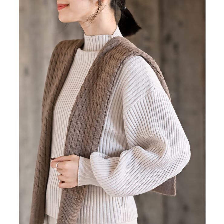 ケーブルニットストール | rps | 詳細画像14 