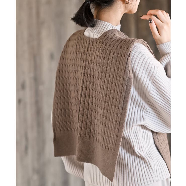 ケーブルニットストール | rps | 詳細画像15 