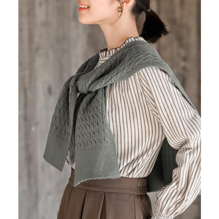 ケーブルニットストール | rps | 詳細画像18 