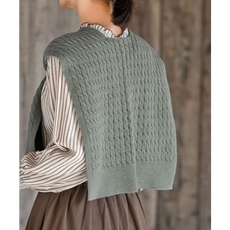 ケーブルニットストール | rps | 詳細画像19 