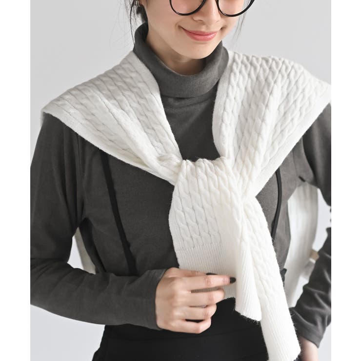 ケーブルニットストール | rps | 詳細画像4 