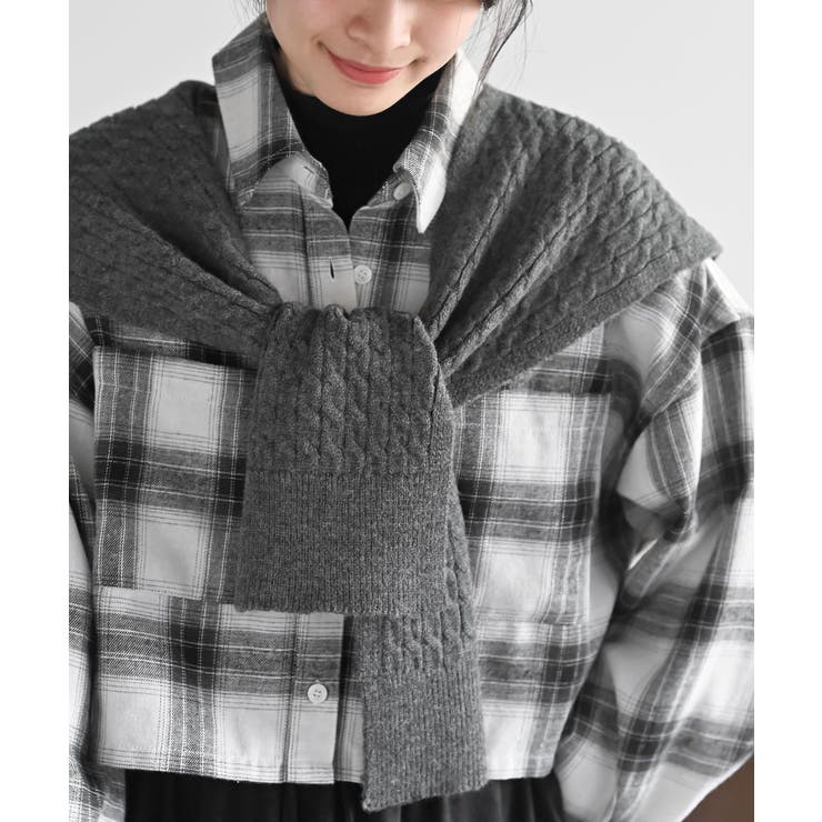 ケーブルニットストール | rps | 詳細画像9 