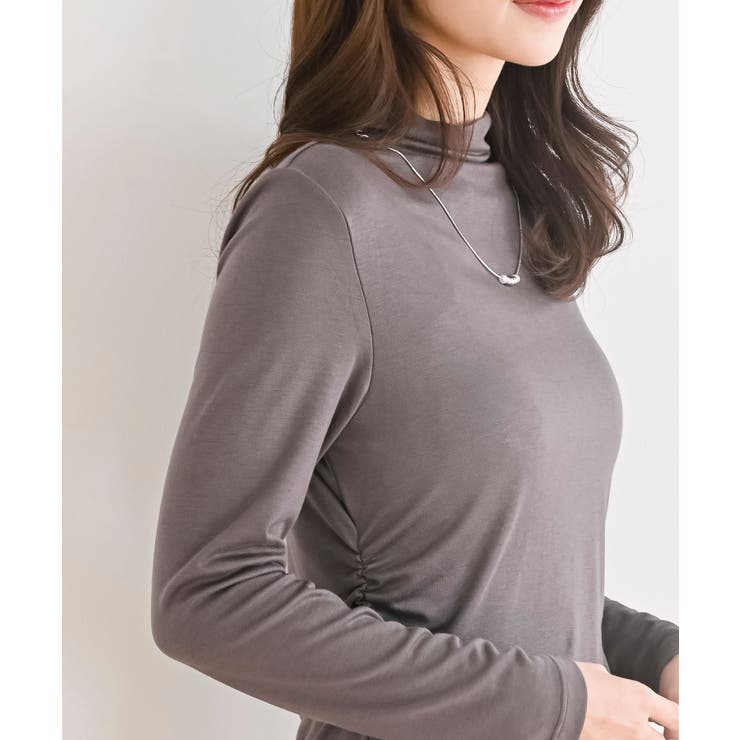 ネックレス付きプチハイネックカットソー | rps | 詳細画像14 