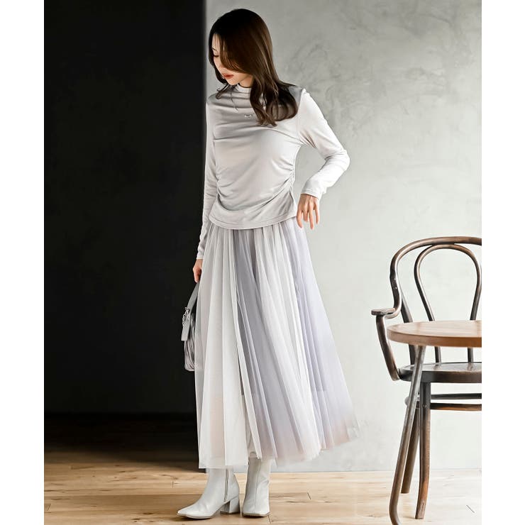 ネックレス付きプチハイネックカットソー | rps | 詳細画像2 