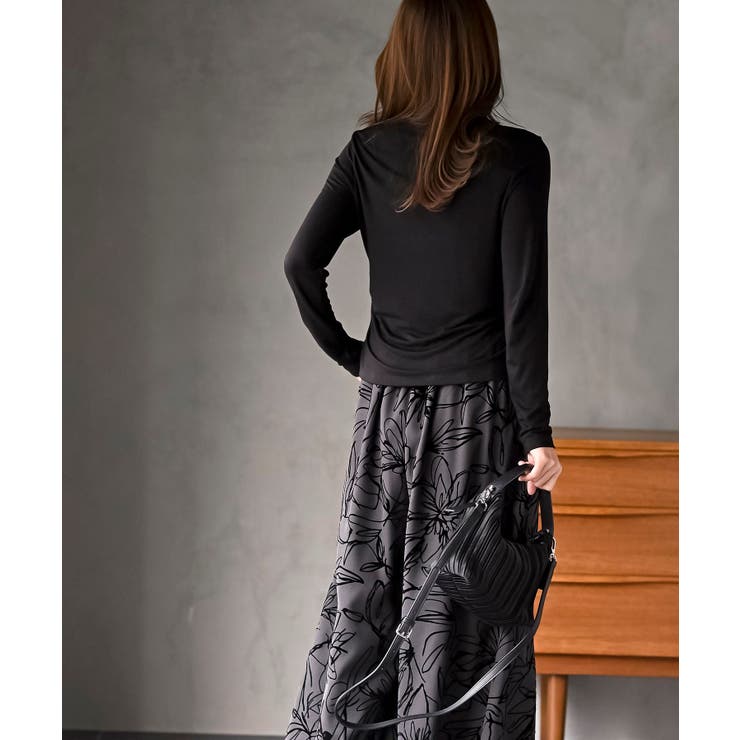 ネックレス付きプチハイネックカットソー | rps | 詳細画像20 