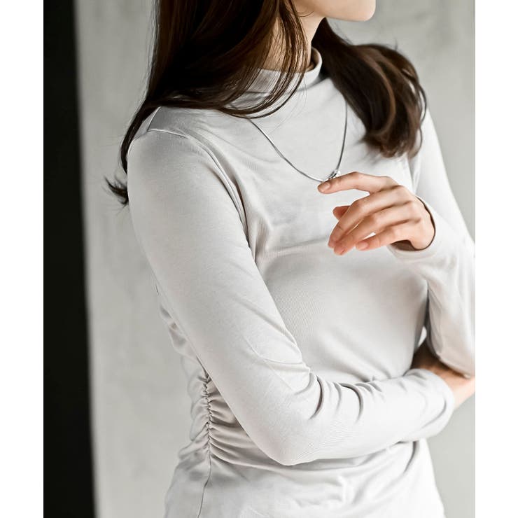 ネックレス付きプチハイネックカットソー | rps | 詳細画像6 