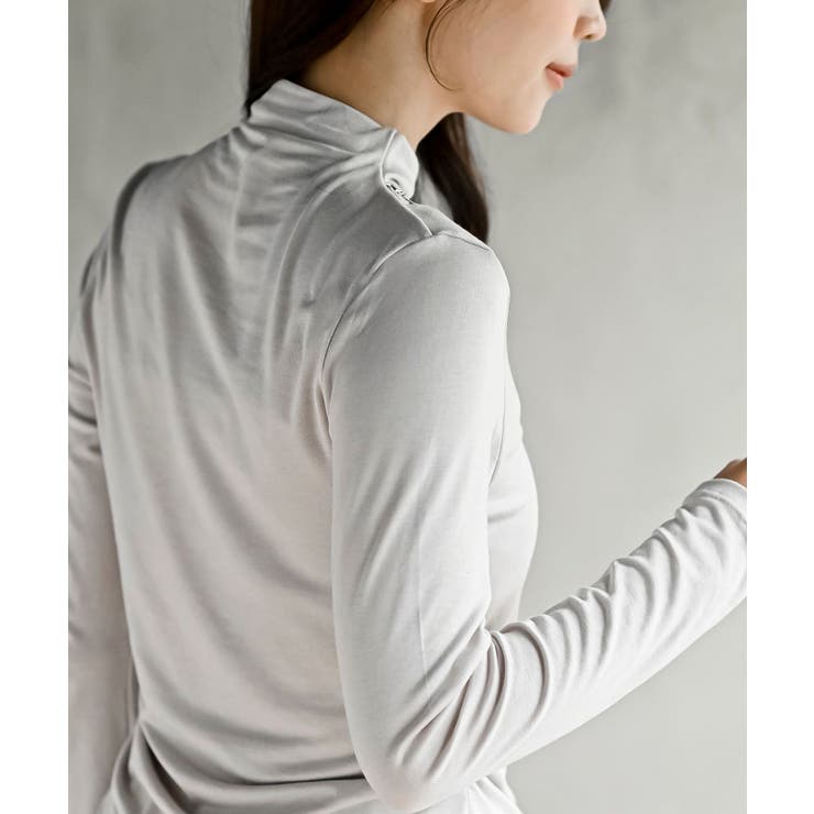 ネックレス付きプチハイネックカットソー | rps | 詳細画像7 