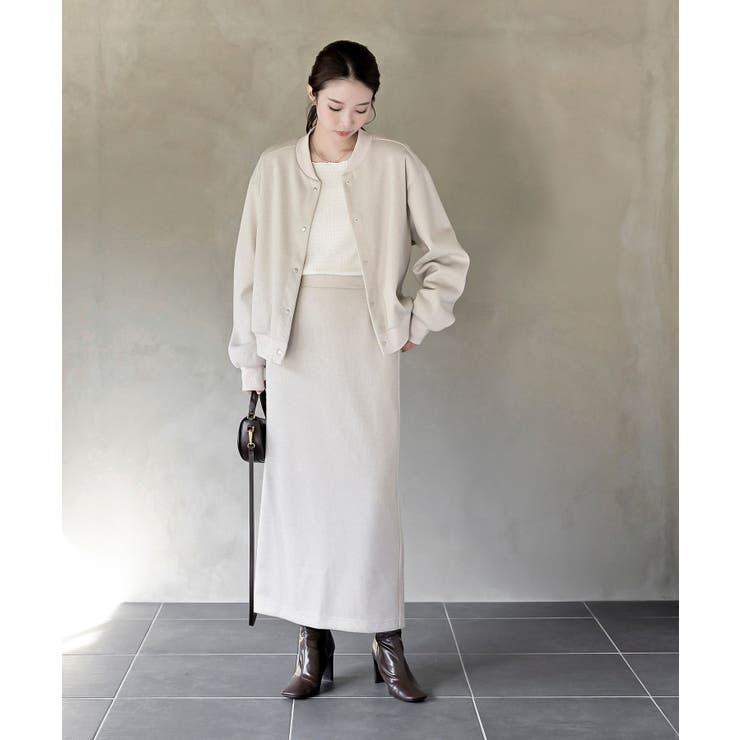 ブルゾン×セミタイトスカートセットアップ[品番：RPSW0003400]｜rps