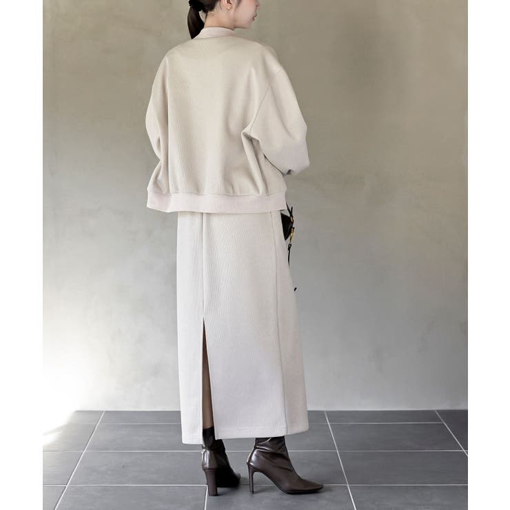 ブルゾン×セミタイトスカートセットアップ[品番：RPSW0003400]｜rps