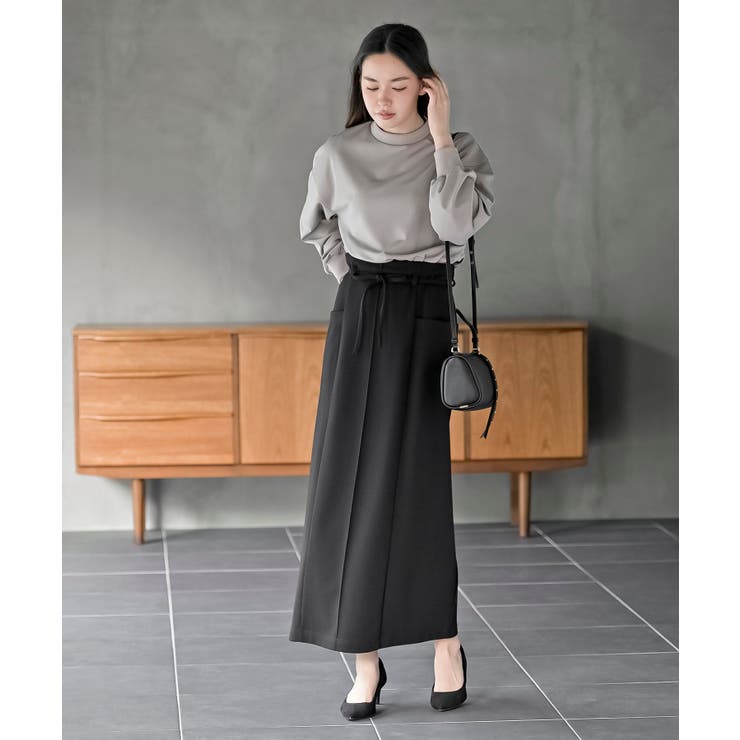 カットジョーゼットタイトスカート | rps | 詳細画像11 