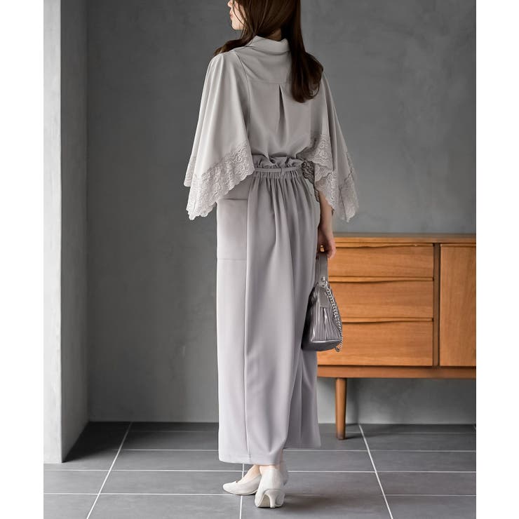 カットジョーゼットタイトスカート | rps | 詳細画像3 