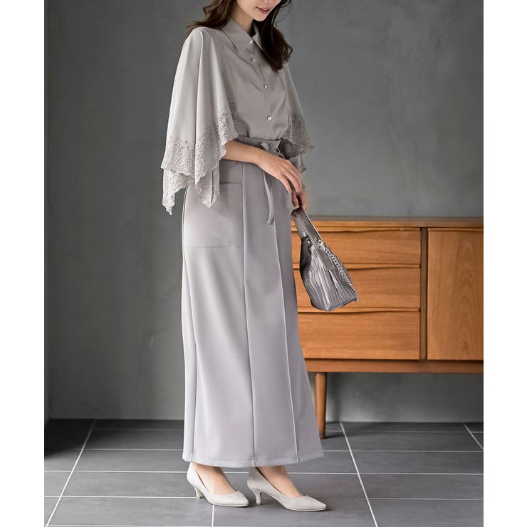 カットジョーゼットタイトスカート | rps | 詳細画像5 