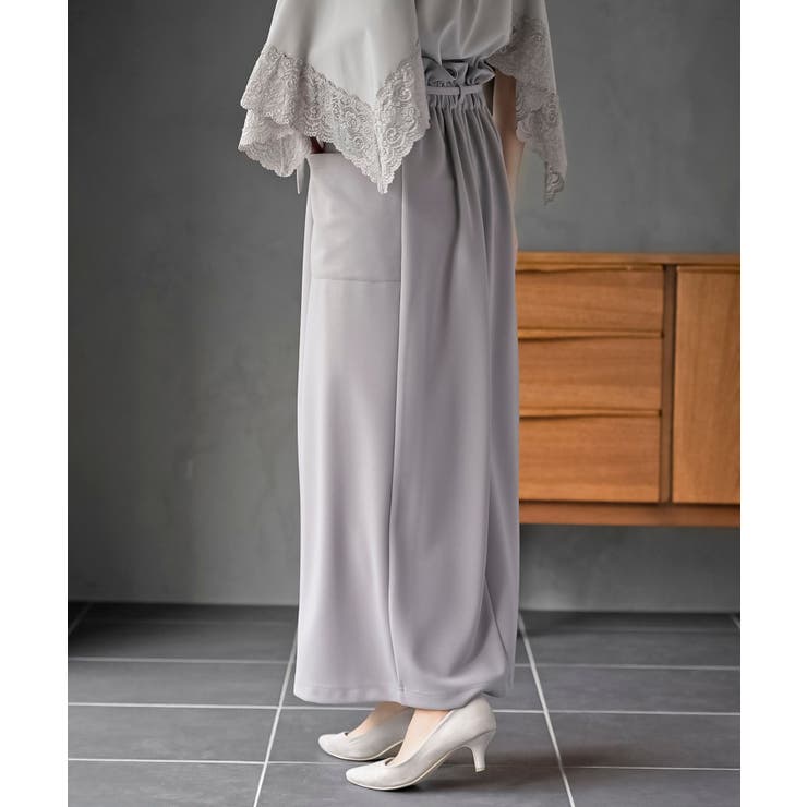 カットジョーゼットタイトスカート | rps | 詳細画像8 