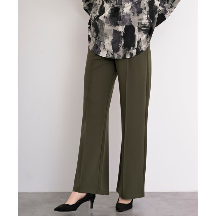 カットジョーゼットセンターシームパンツ | rps | 詳細画像1 