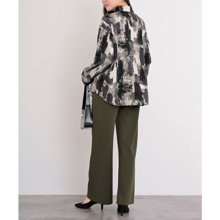 カットジョーゼットセンターシームパンツ | rps | 詳細画像13 