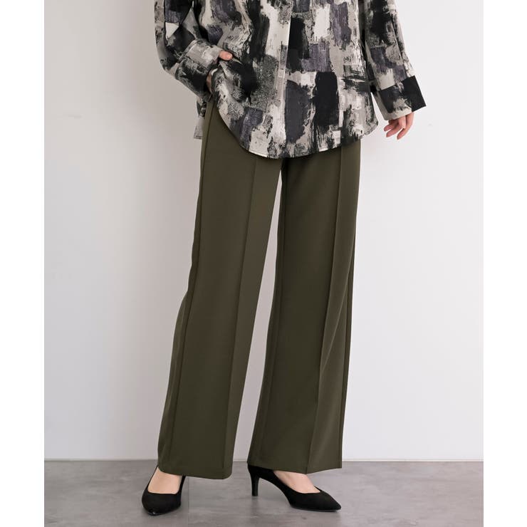 カットジョーゼットセンターシームパンツ | rps | 詳細画像15 