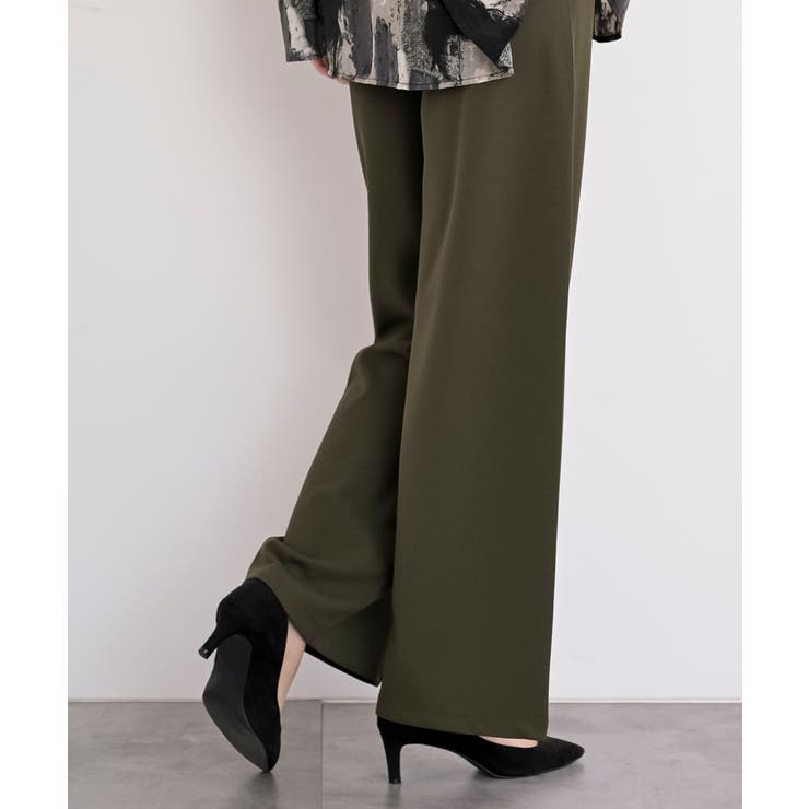 カットジョーゼットセンターシームパンツ | rps | 詳細画像18 