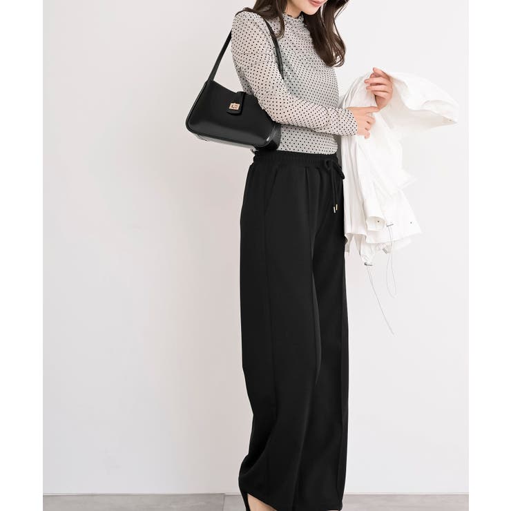 カットジョーゼットセンターシームパンツ | rps | 詳細画像3 