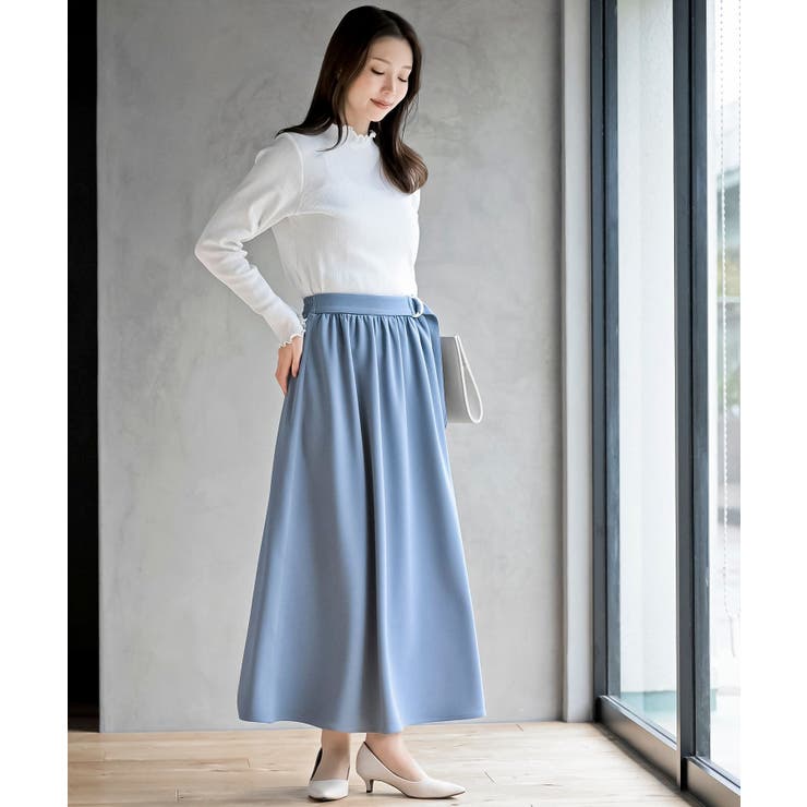 カットジョーゼットフレアースカート | rps | 詳細画像10 