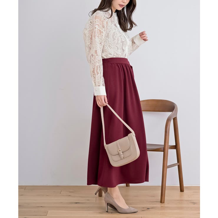 カットジョーゼットフレアースカート | rps | 詳細画像21 