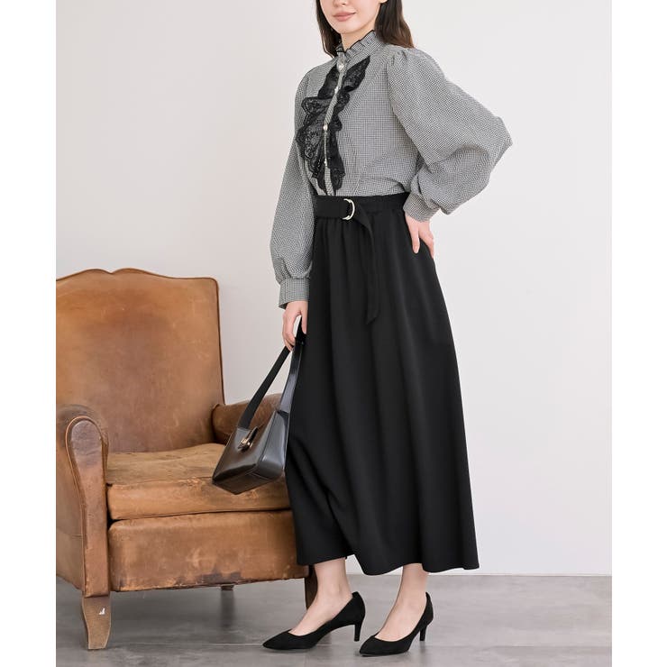 カットジョーゼットフレアースカート | rps | 詳細画像3 