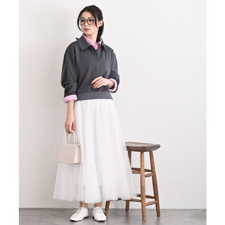 衿レイヤードポンチプルオーバー | rps | 詳細画像2 