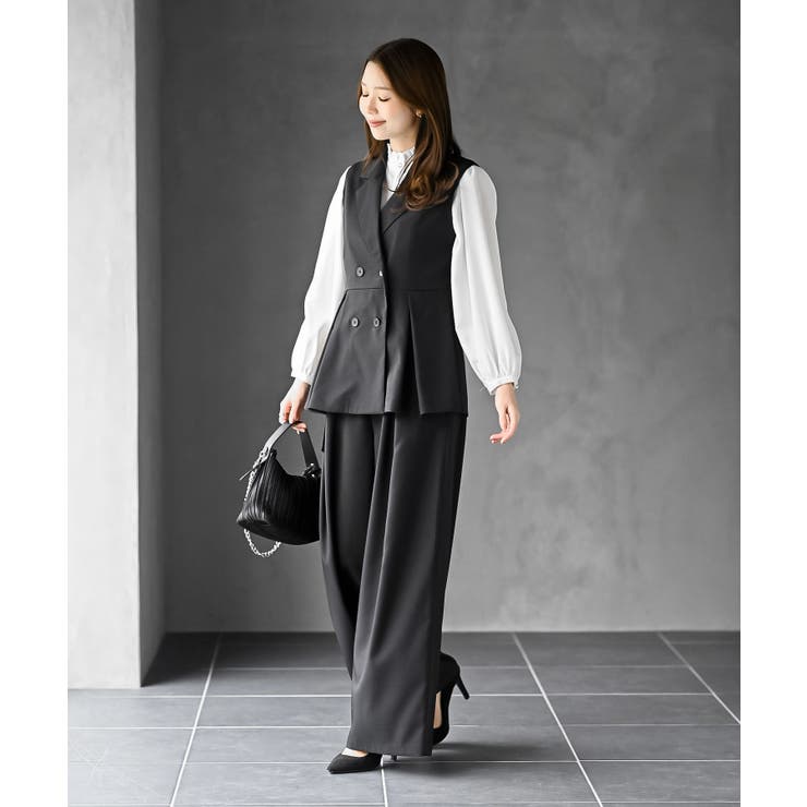 ペプラムジレ×パンツセットアップ | rps | 詳細画像11 