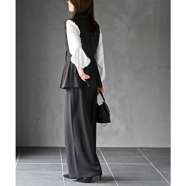 ペプラムジレ×パンツセットアップ | rps | 詳細画像12 