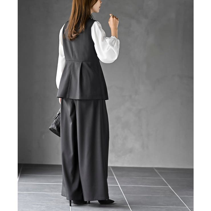 ペプラムジレ×パンツセットアップ | rps | 詳細画像13 