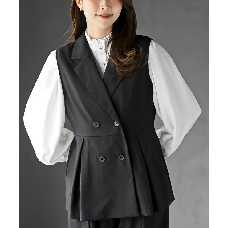 ペプラムジレ×パンツセットアップ | rps | 詳細画像15 